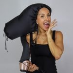 Long satin diffuser cap - Black