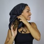 Long satin diffuser cap - Black - Image 3
