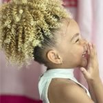 Ponytail BIO FIBER AFRO BLONDE PUFF - 30cm | Soulta - Image 4