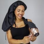 Long satin diffuser cap - Black - Image 5