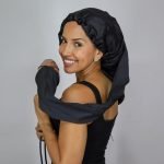 Long satin diffuser cap - Black - Image 6