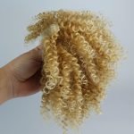Ponytail BIO FIBER AFRO BLONDE PUFF - 30cm | Soulta - Image 7
