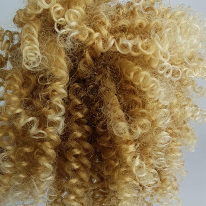 Ponytail BIO FIBER AFRO BLONDE PUFF - 30cm | Soulta - Image 10