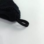 Turban towel 2x1 - Muslin 100% cotton + Fleece - Black - Image 8