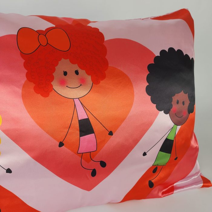 Super Powerpuff Girls Satin Pillowcase Queen Size Zipper | Soulta - Image 2
