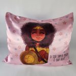 Super Girl Satin Pillowcase Queen Size Zipper | Soulta