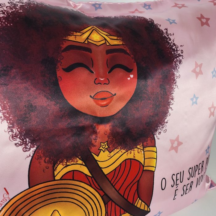 Super Girl Satin Pillowcase Queen Size Zipper | Soulta - Image 2