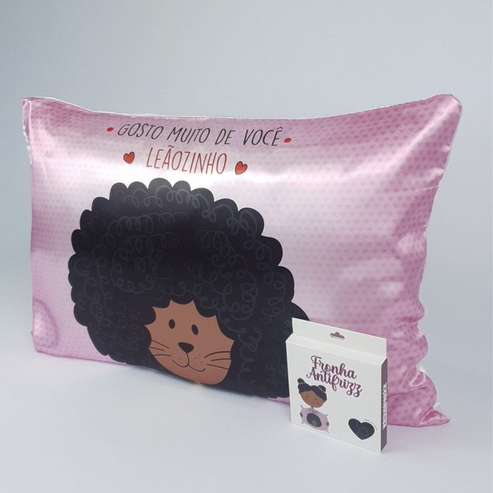 Little Lion Satin Pillowcase Queen Size Zipper | Soulta - Image 4