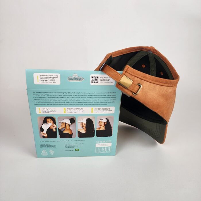 Freedom cap | UPF 50+ Protection | Satin Inner Lining | Caramel - Image 4